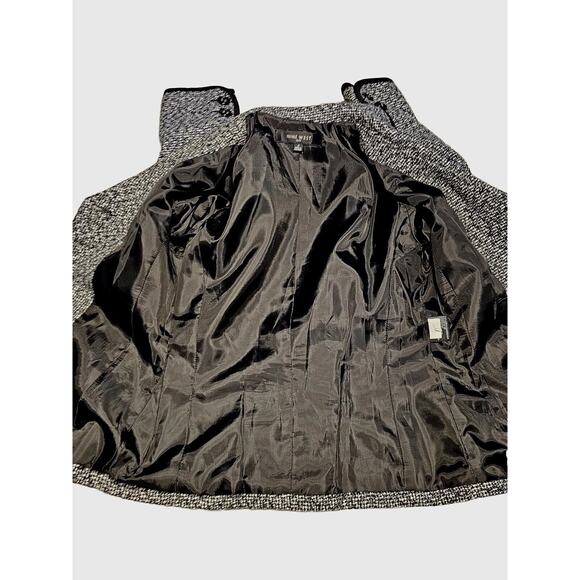 Black & White Jacket Blazer Womens Sz 2 Nine West Button Down Career - Picture 8 of 10